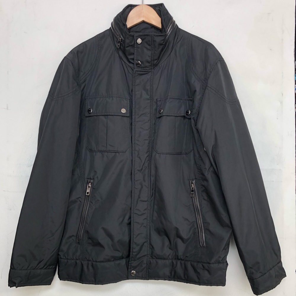 Andrew Marc Black Lined Utility Style Winter Coat
